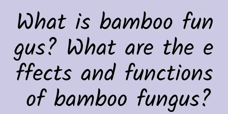 What is bamboo fungus? What are the effects and functions of bamboo fungus?