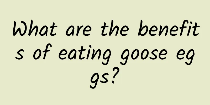 What are the benefits of eating goose eggs?