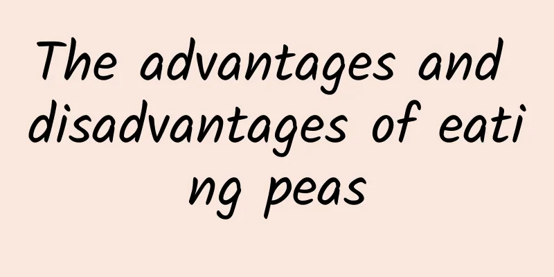 The advantages and disadvantages of eating peas