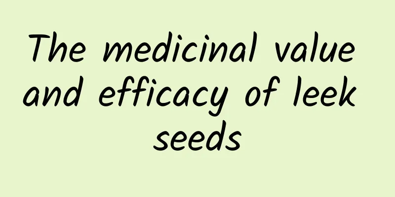 The medicinal value and efficacy of leek seeds