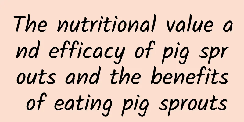 The nutritional value and efficacy of pig sprouts and the benefits of eating pig sprouts