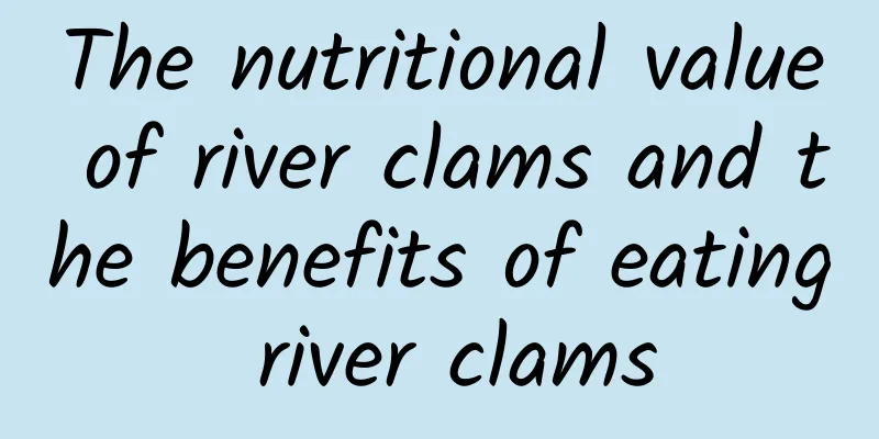 The nutritional value of river clams and the benefits of eating river clams