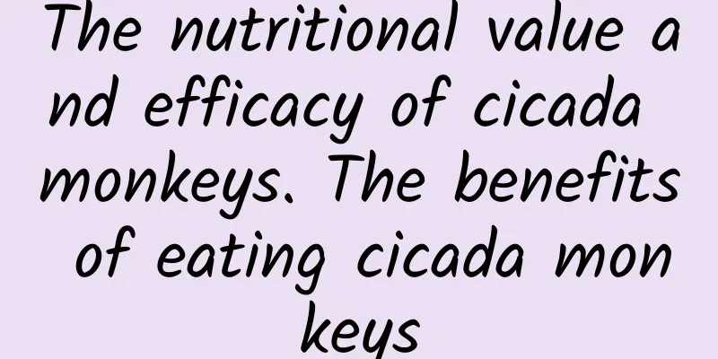 The nutritional value and efficacy of cicada monkeys. The benefits of eating cicada monkeys