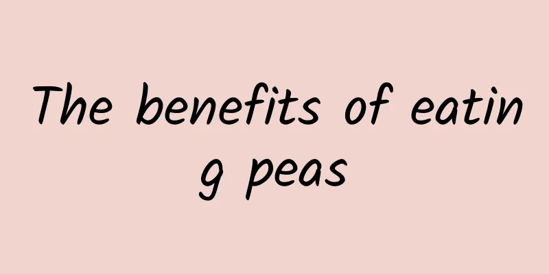 The benefits of eating peas