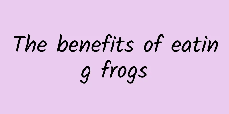 The benefits of eating frogs