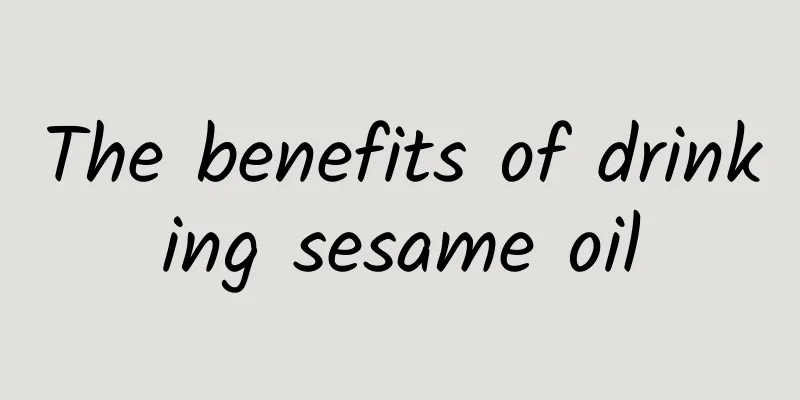 The benefits of drinking sesame oil