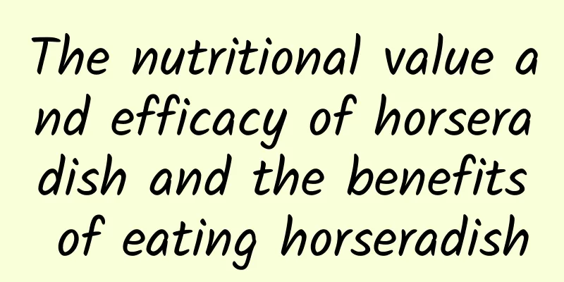 The nutritional value and efficacy of horseradish and the benefits of eating horseradish