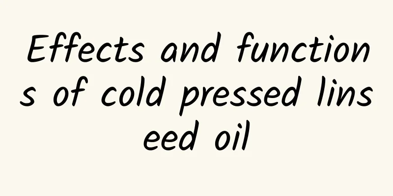 Effects and functions of cold pressed linseed oil