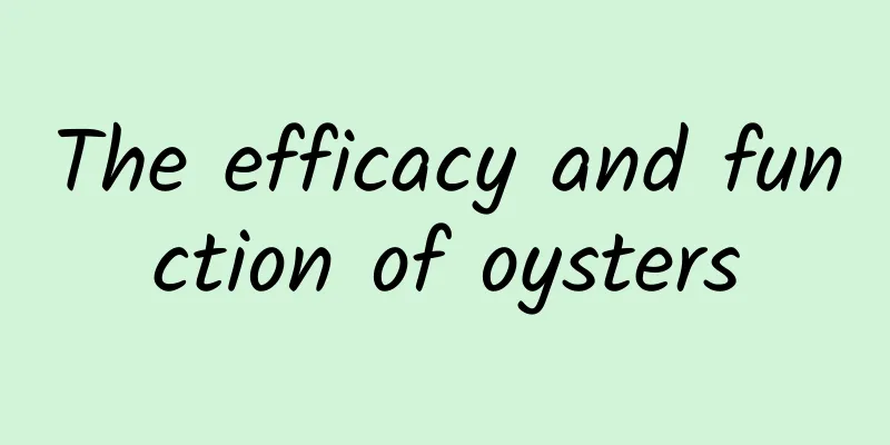 The efficacy and function of oysters