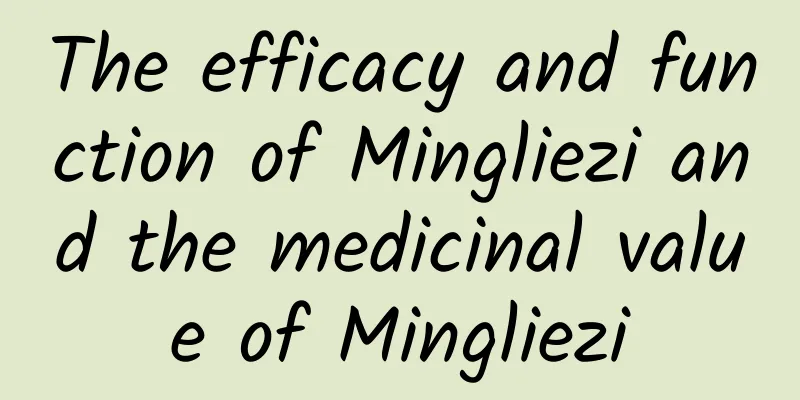 The efficacy and function of Mingliezi and the medicinal value of Mingliezi