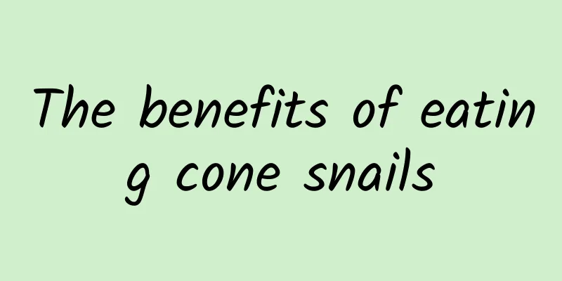 The benefits of eating cone snails