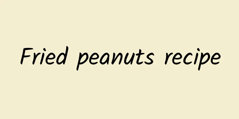 Fried peanuts recipe