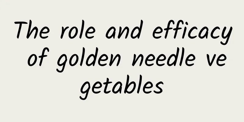 The role and efficacy of golden needle vegetables