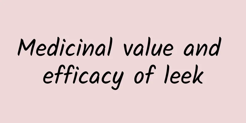 Medicinal value and efficacy of leek