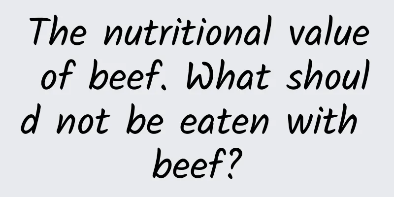 The nutritional value of beef. What should not be eaten with beef?