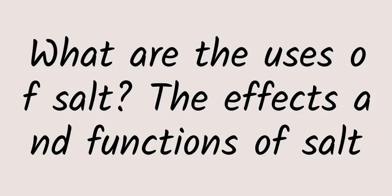 What are the uses of salt? The effects and functions of salt