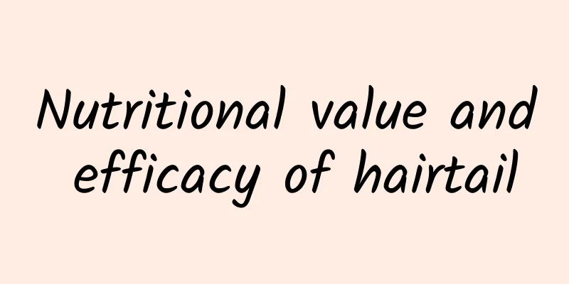 Nutritional value and efficacy of hairtail