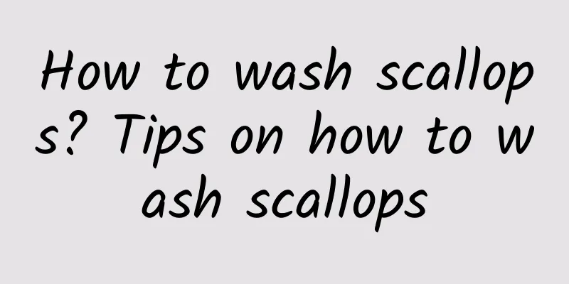 How to wash scallops? Tips on how to wash scallops