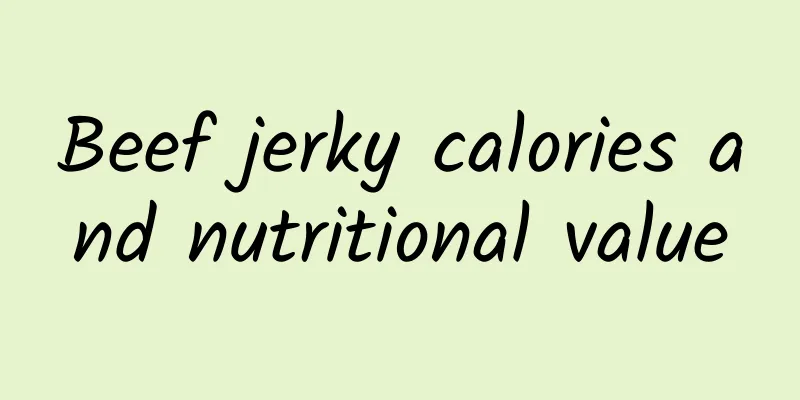 Beef jerky calories and nutritional value