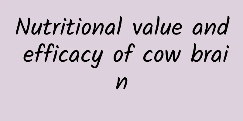 Nutritional value and efficacy of cow brain