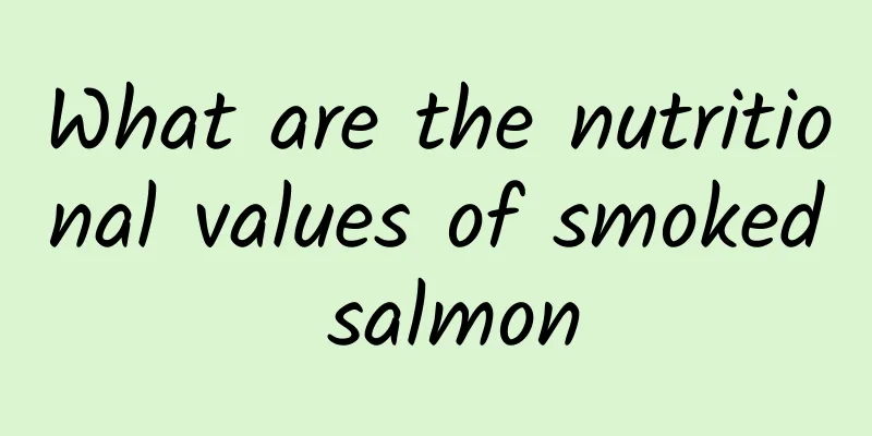 What are the nutritional values ​​of smoked salmon