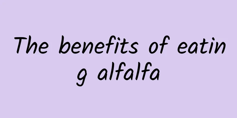 The benefits of eating alfalfa