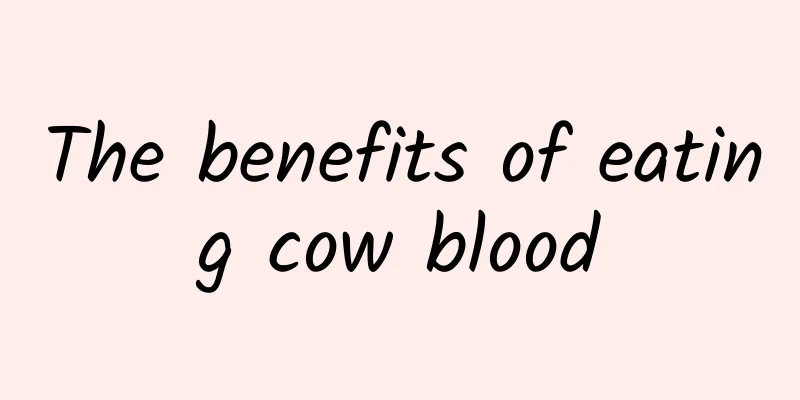 The benefits of eating cow blood