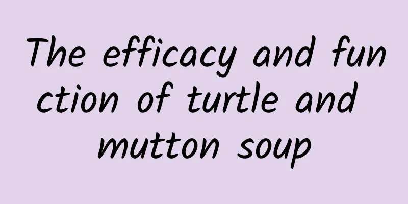 The efficacy and function of turtle and mutton soup