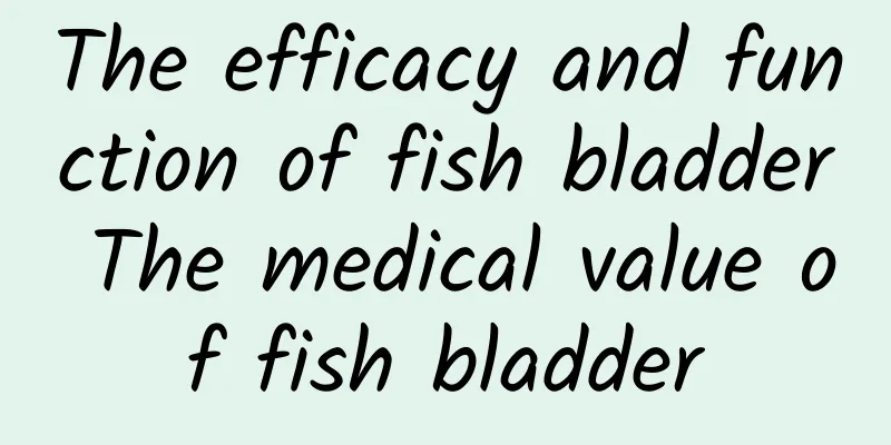 The efficacy and function of fish bladder The medical value of fish bladder