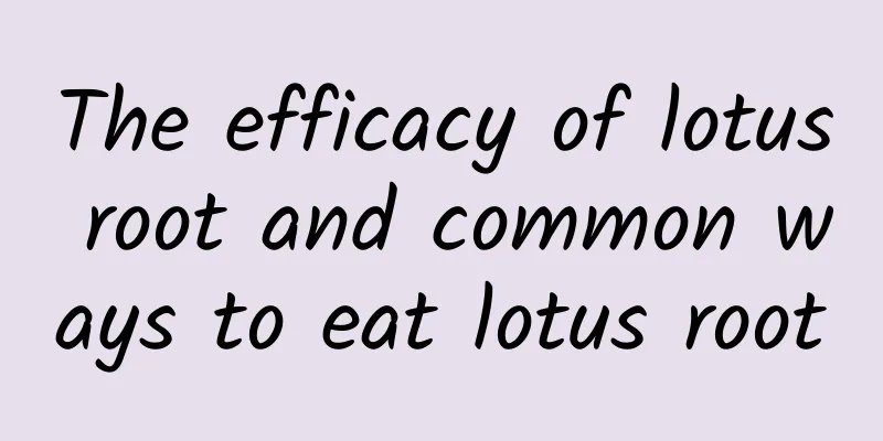 The efficacy of lotus root and common ways to eat lotus root