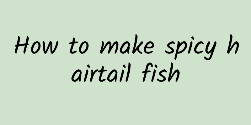 How to make spicy hairtail fish