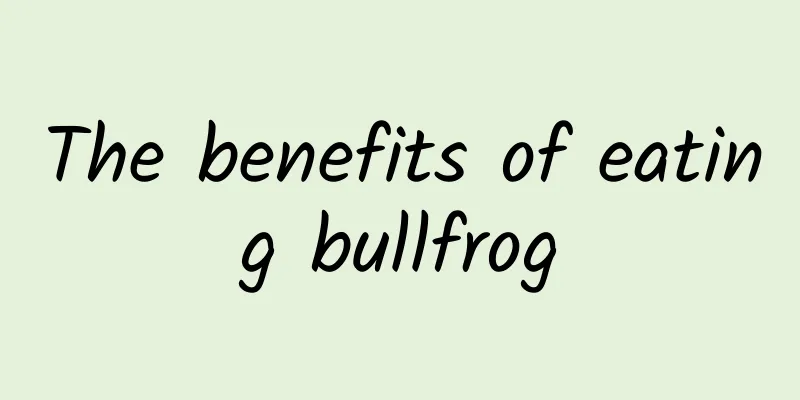 The benefits of eating bullfrog