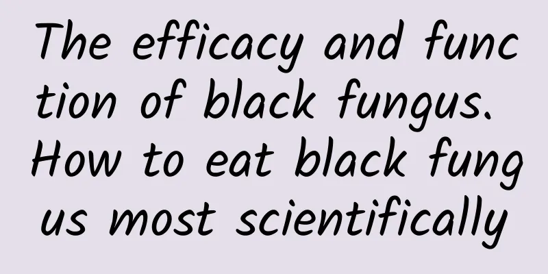 The efficacy and function of black fungus. How to eat black fungus most scientifically