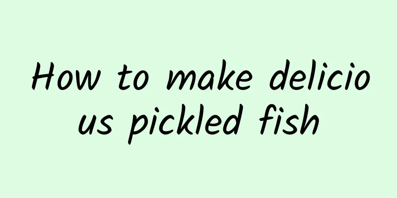 How to make delicious pickled fish