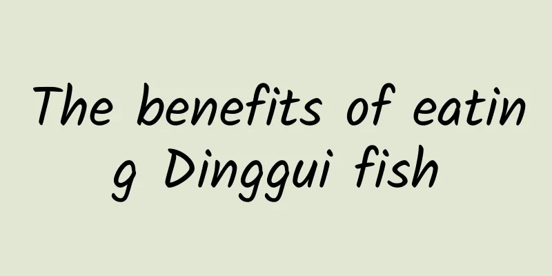 The benefits of eating Dinggui fish