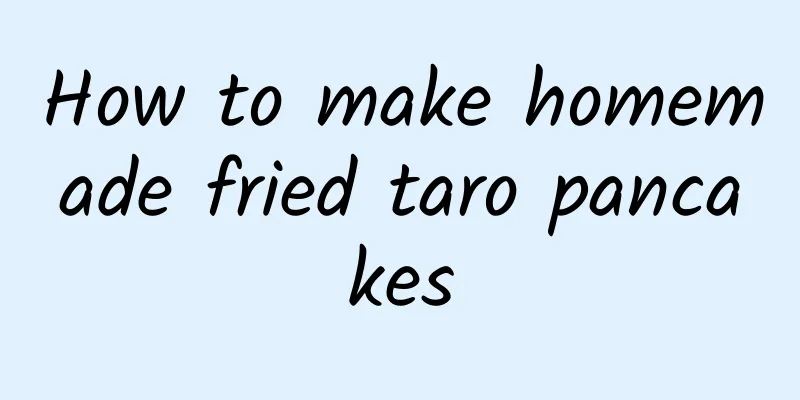 How to make homemade fried taro pancakes