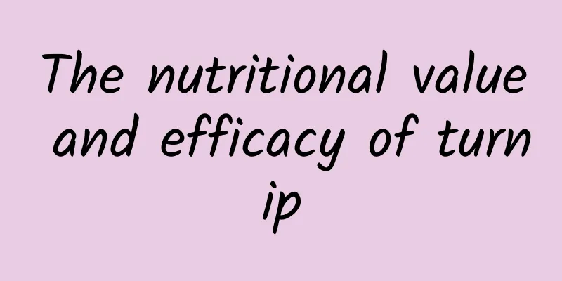 The nutritional value and efficacy of turnip