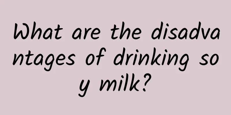 What are the disadvantages of drinking soy milk?