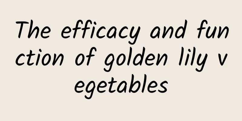 The efficacy and function of golden lily vegetables