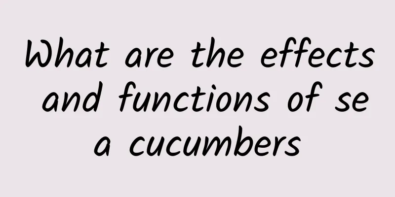 What are the effects and functions of sea cucumbers