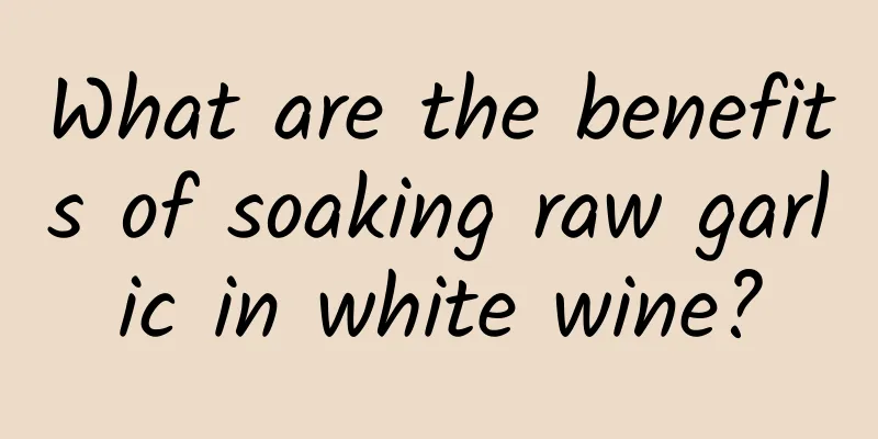 What are the benefits of soaking raw garlic in white wine?