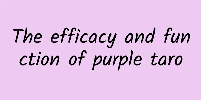 The efficacy and function of purple taro