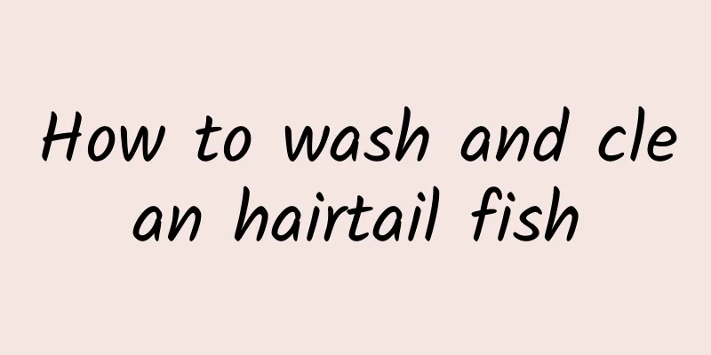 How to wash and clean hairtail fish