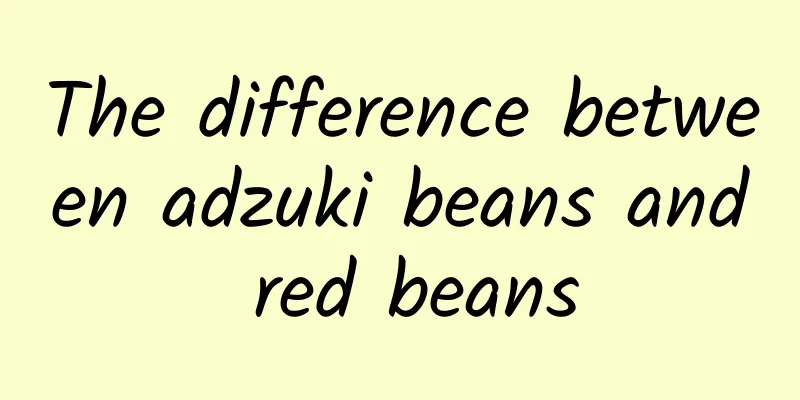 The difference between adzuki beans and red beans