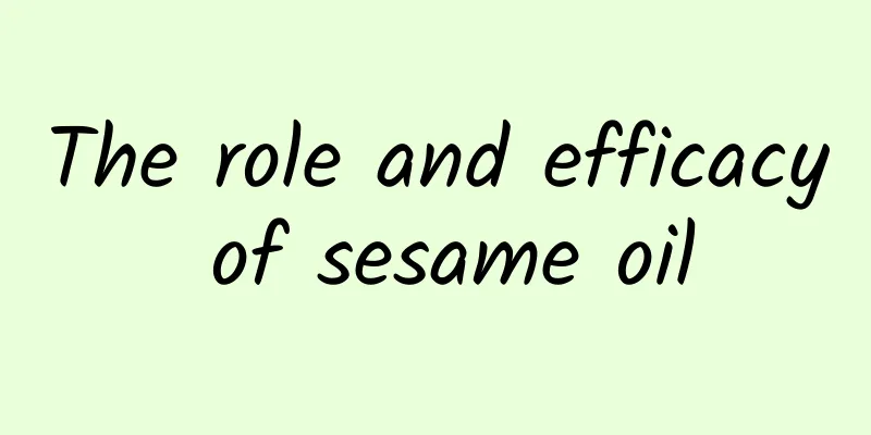 The role and efficacy of sesame oil