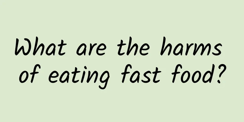 What are the harms of eating fast food?