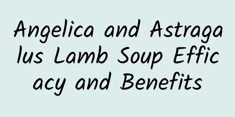 Angelica and Astragalus Lamb Soup Efficacy and Benefits