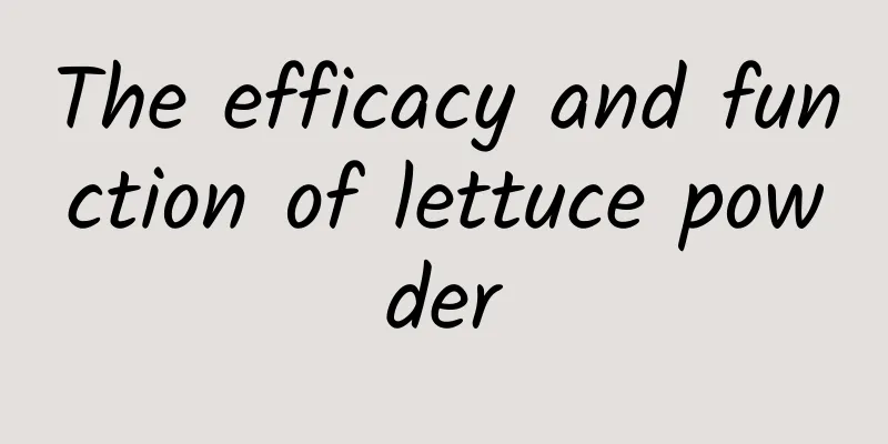 The efficacy and function of lettuce powder