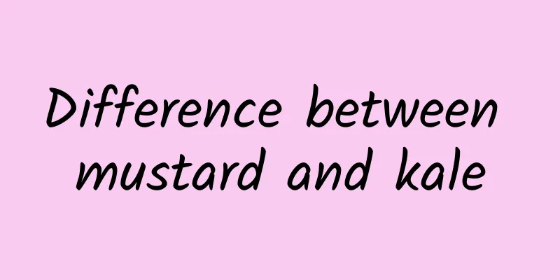 Difference between mustard and kale