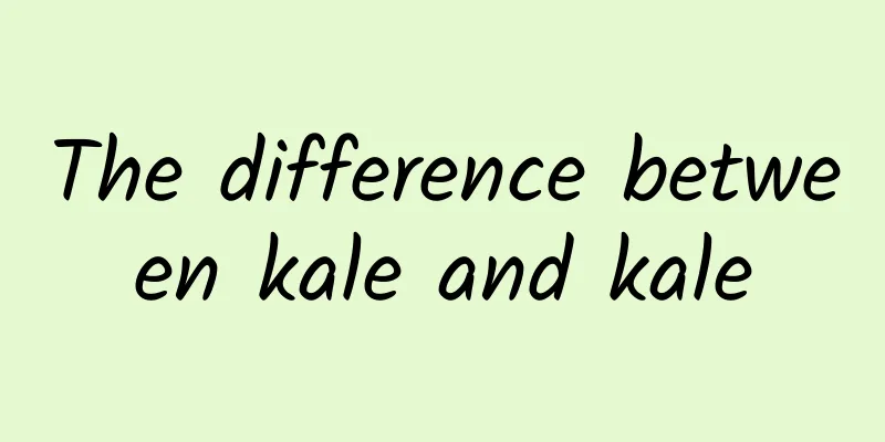 The difference between kale and kale